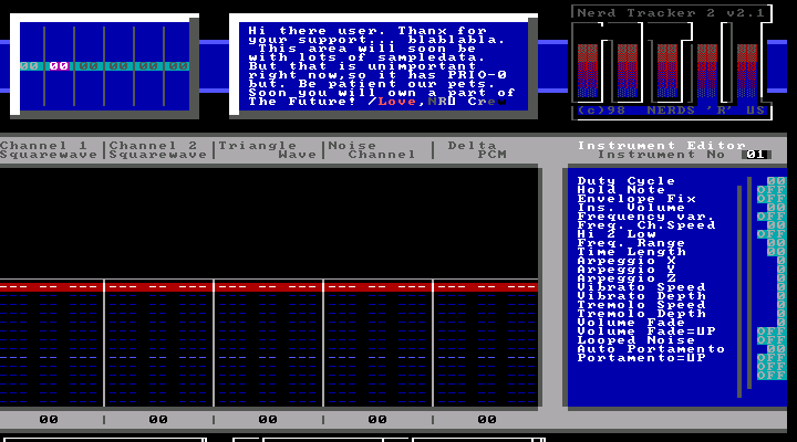 NerdTracker 2 для MS-DOS