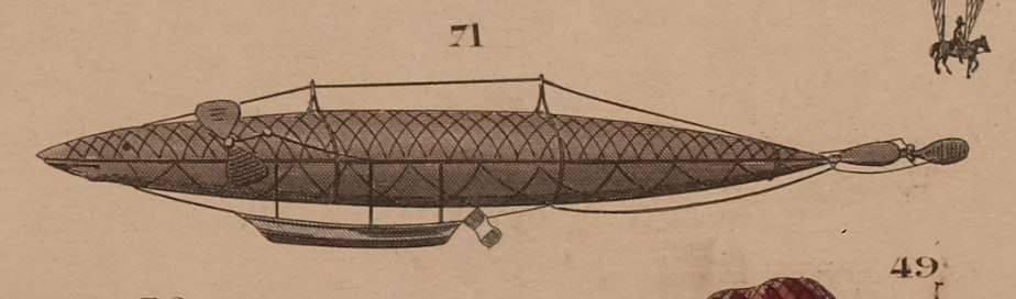 Облик дирижабля по проекту Пьера Жюльена Облик дирижабля по проекту Пьера Жюльена