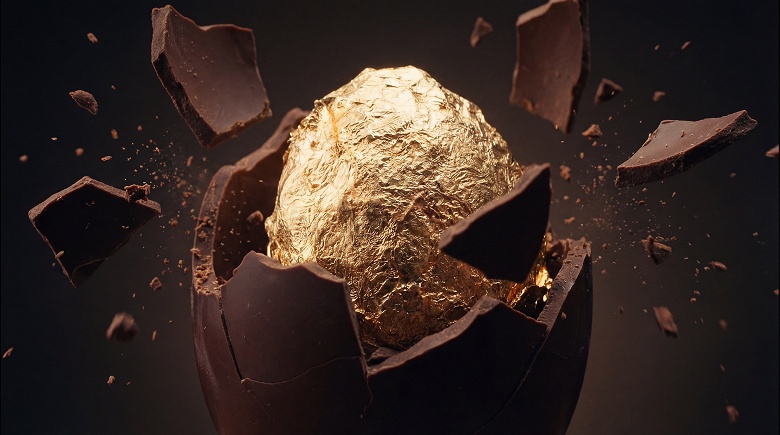 Киндер-сюрприз для миллиардера: в России представили золотое яйцо с iPhone 17 Pro за 6 млн рублей