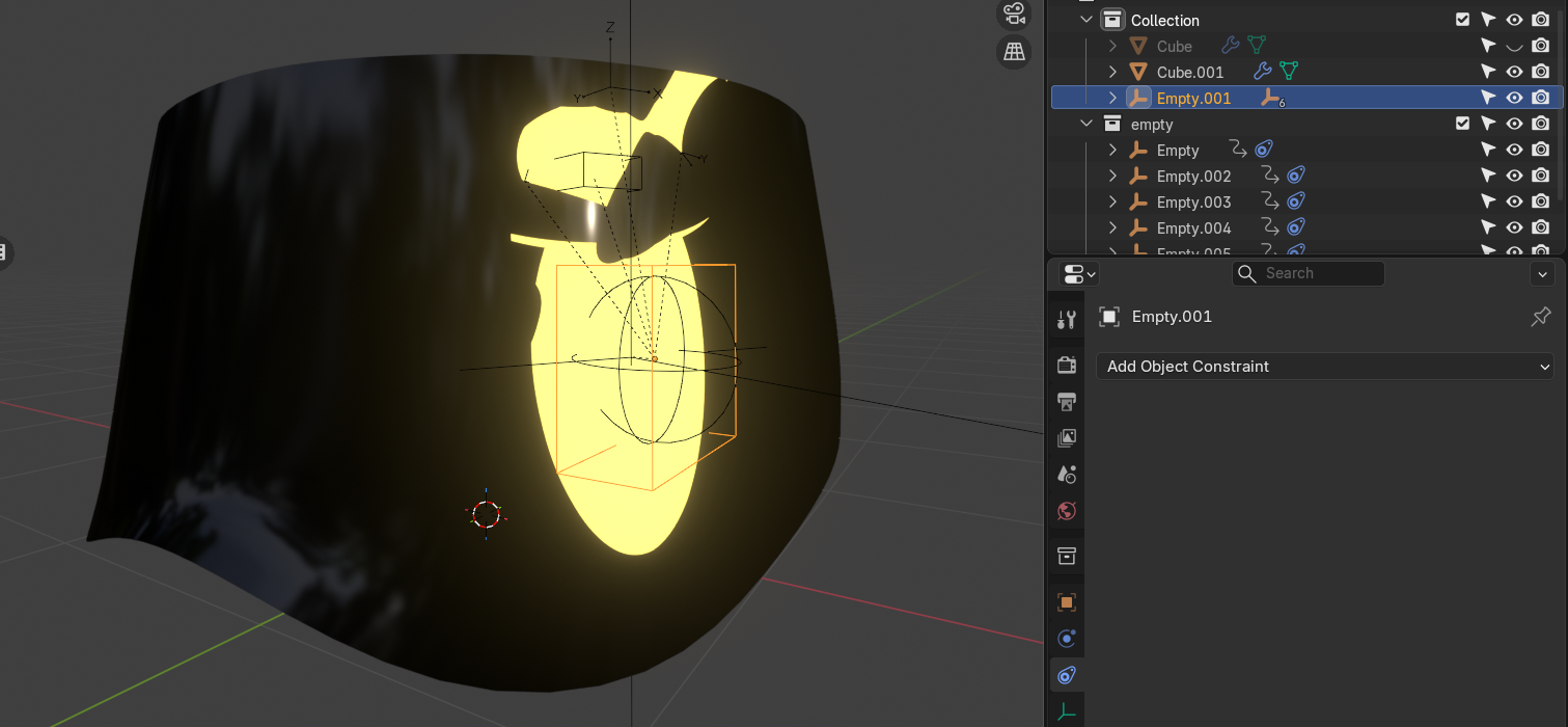 Пример некорректной работы шейдера с процедурной текстурой
