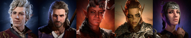 Герои игры Baldur’s Gate в разрешении 128x128. Источник.