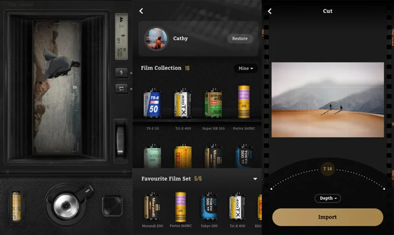 Fimo — приложение для Android, симулирующее разные фотоплёнки