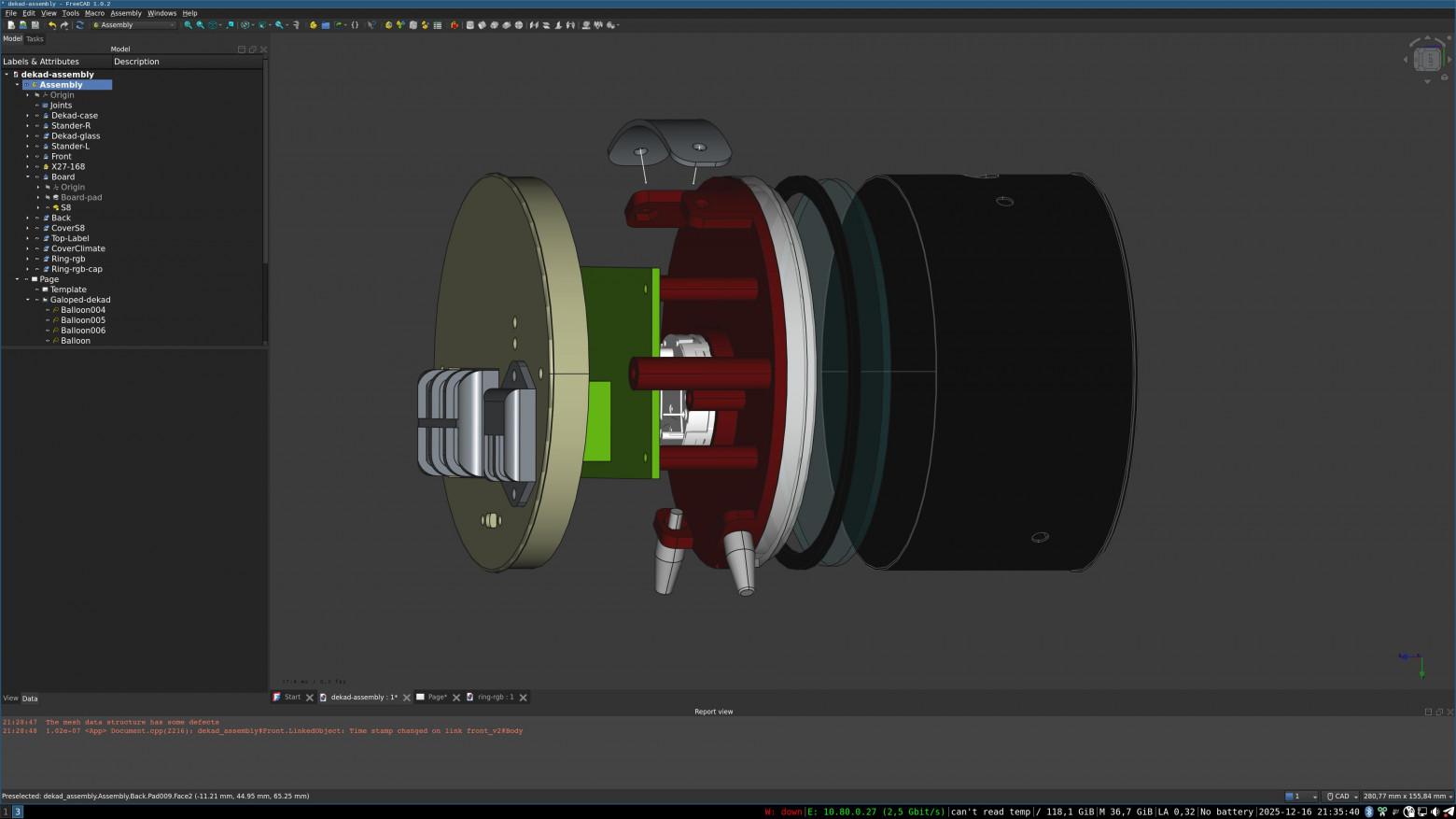 Аналоговый датчик CO₂ - 40
