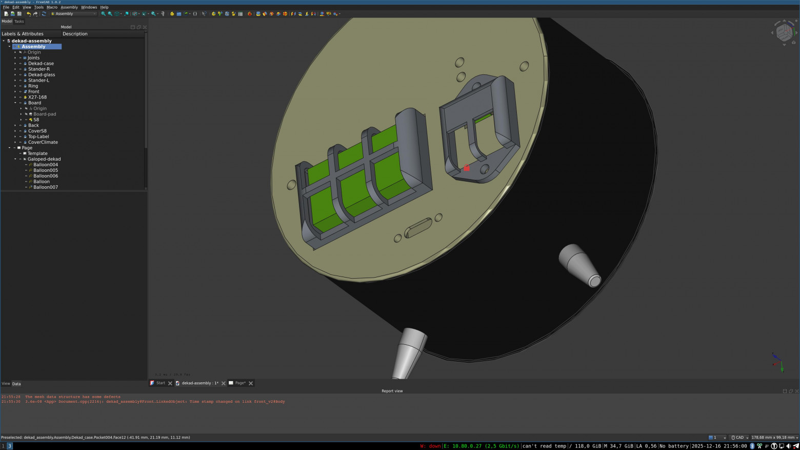 Аналоговый датчик CO₂ - 41