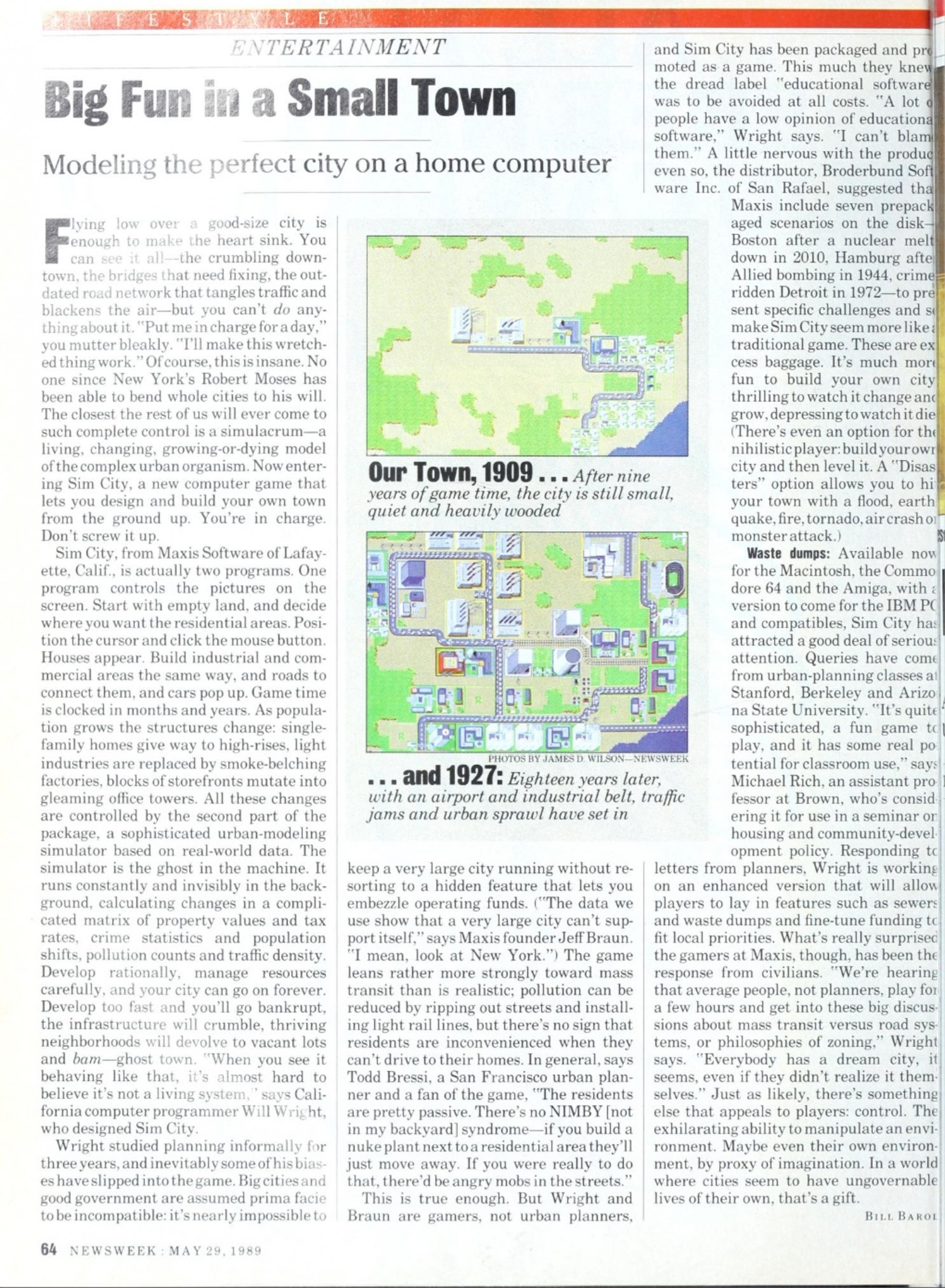 Вы не представляете, каких усилий мне стоило найти этот номер, но в итоге у меня это получилось! Публикация оказалась в выпуске Newsweek за май 1989 года!