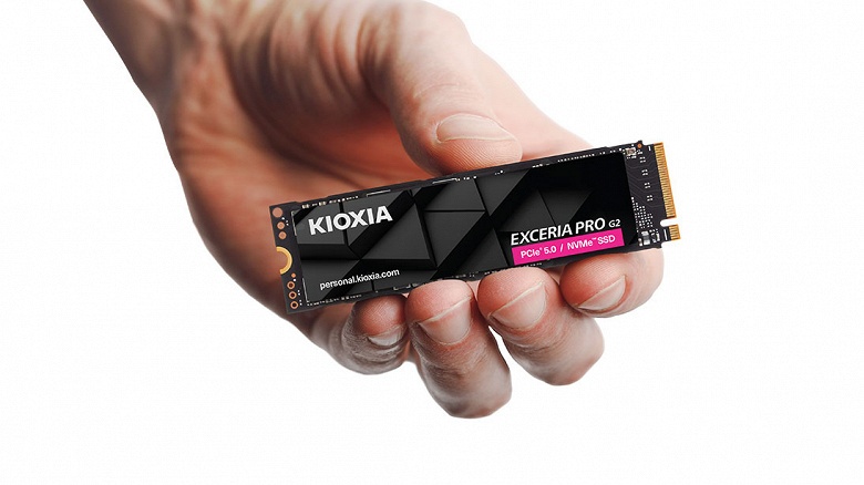 Очень быстрые SSD, но без какого-либо охлаждения. Kioxia представила SSD Exceria Pro G2 с PCIe 5.0 - 1 Очень быстрые SSD, но без какого-либо охлаждения. Kioxia представила SSD Exceria Pro G2 с PCIe 5.0