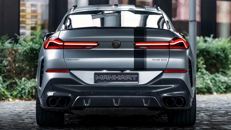 Manhart прокачала базовый BMW X6: карбон, 22-дюймовые колесные диски и 480 л.с. - 2 Manhart прокачала базовый BMW X6: карбон, 22-дюймовые колесные диски и 480 л.с.