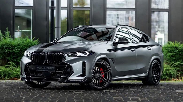 Manhart прокачала базовый BMW X6: карбон, 22-дюймовые колесные диски и 480 л.с. - 1 Manhart прокачала базовый BMW X6: карбон, 22-дюймовые колесные диски и 480 л.с.