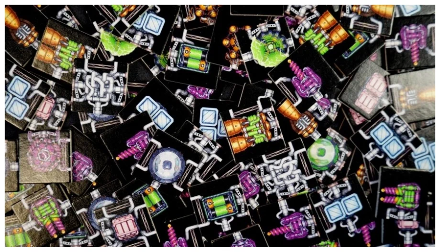 В конце сборки склад модулей выглядит примерно так