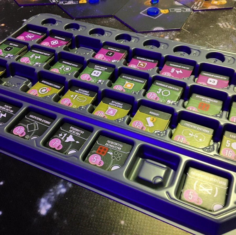 Технологии, которые каждый ход тянутся случайным образом. Чёрным цветом обозначены уникальные технологии Древних рас, которые могут нехило бустануть игрока