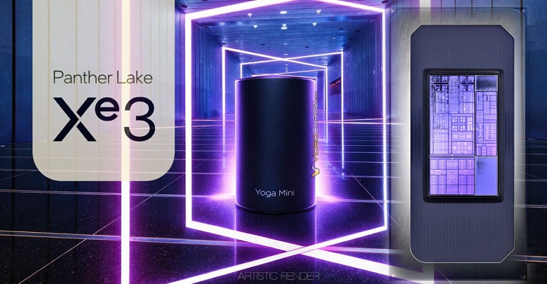 Литровый металлический цилиндрический мини-ПК. Lenovo готовит модель Yoga Mini на новом процессоре с игровым iGPU 