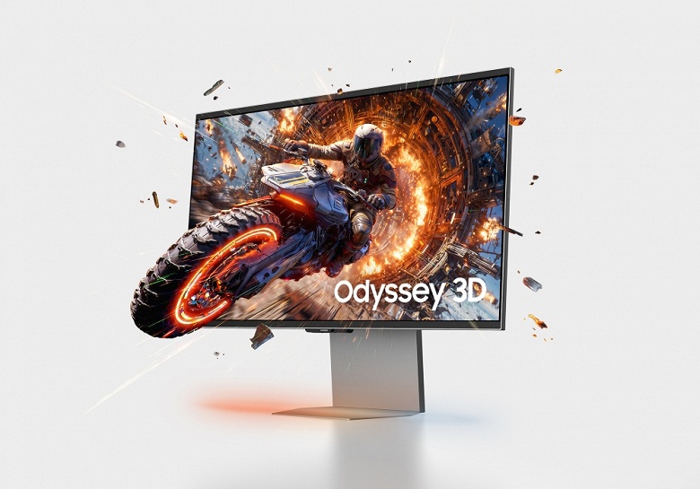 Первый в мире 6K-3D-монитор. Samsung Odyssey 3D (G90XH) не требует очков для формирования объёмного изображения - 1 Первый в мире 6K-3D-монитор. Samsung Odyssey 3D (G90XH) не требует очков для формирования объёмного изображения