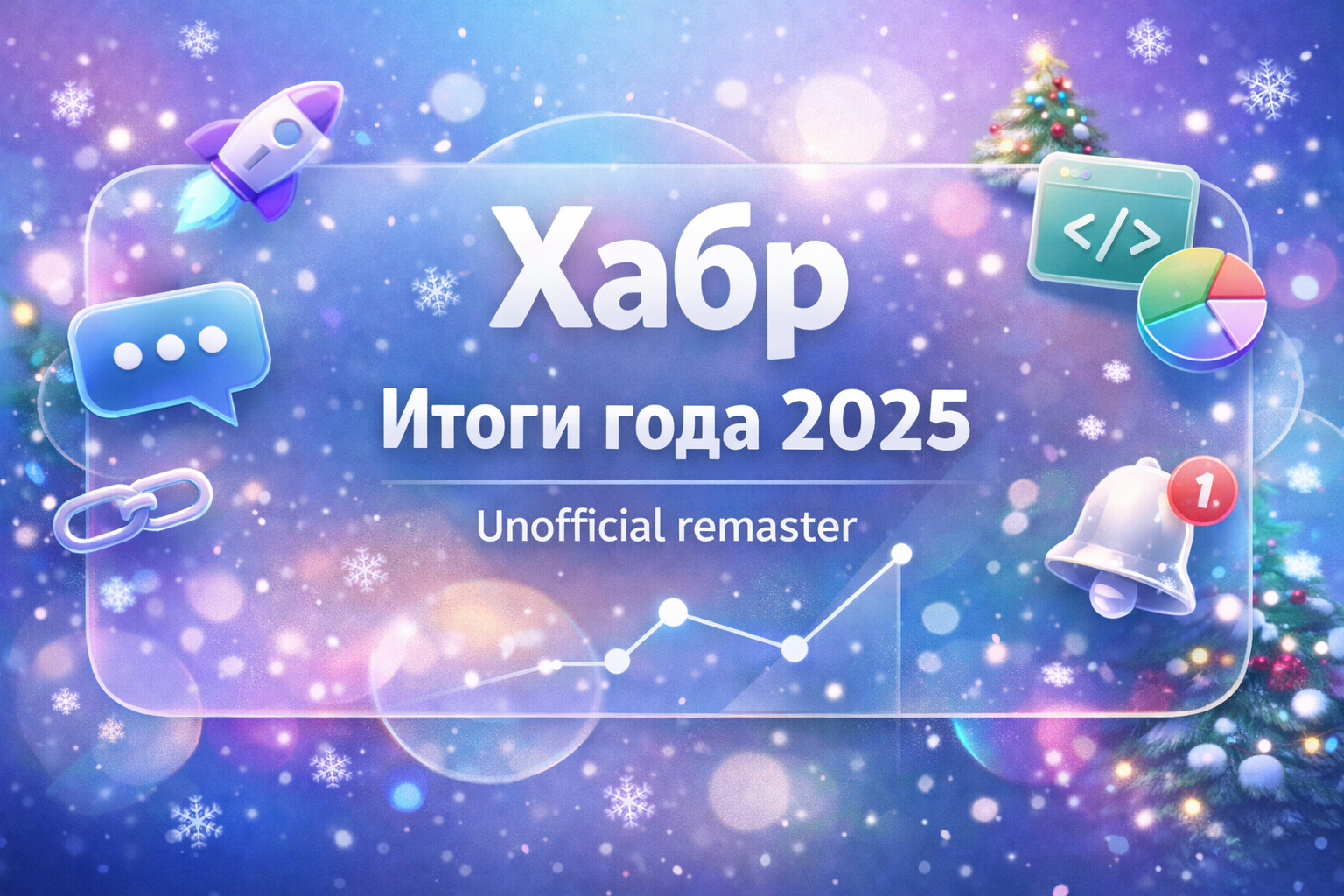Я визуализировал итоги года на Хабре. И вот что получилось - 1
