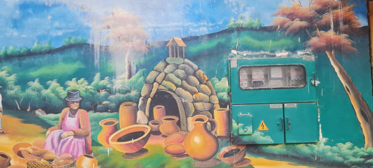 Электрический щит в городе Ракира