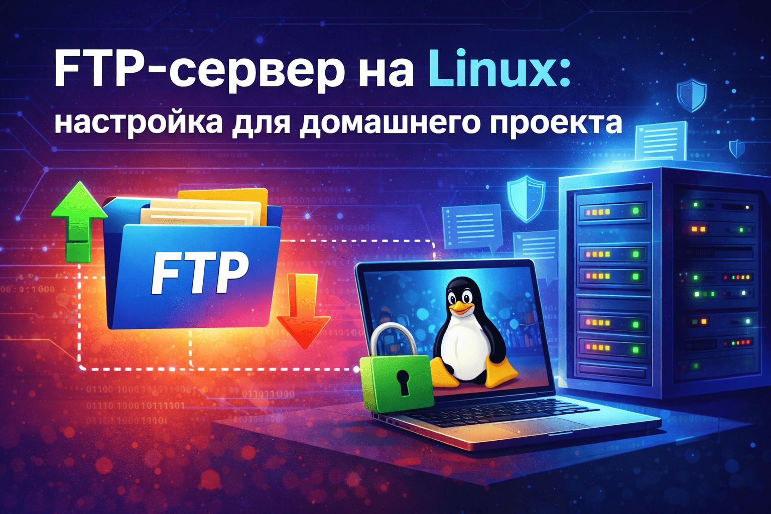 FTP‑сервер на Linux: настройка для домашнего проекта - 1