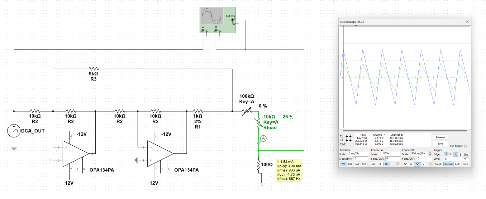 VCCS в симуляторе