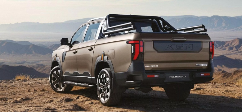 Бывший SsangYong готовит конкурента для Toyota Hilux &mdash; раскрыт дизайн нового пикапа KGM Musso