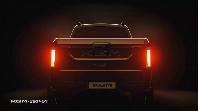 Бывший SsangYong готовит конкурента для Toyota Hilux &mdash; раскрыт дизайн нового пикапа KGM Musso