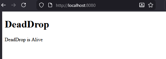 localhost с загруженным шаблоном