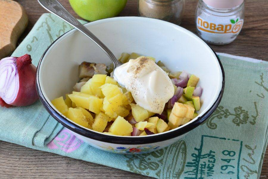 Рецепт «винигрета с картофелем и селёдкой» у Молоховец 1901 года имеет мало отношения к нашей селёдке под шубой. Фото с Повар.ру