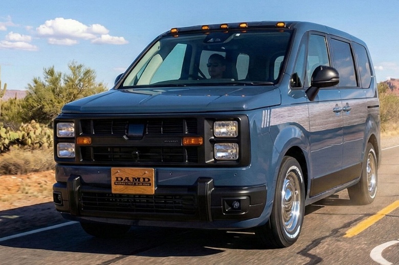 Современная Honda с лицом легенды 80-х: японцы превратили StepWGN в Chevrolet Van - 2 Современная Honda с лицом легенды 80-х: японцы превратили StepWGN в Chevrolet Van