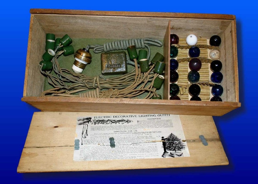 Гирлянда 1908 года выпуска. Все с проводами