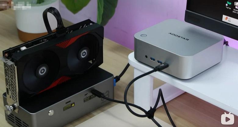И Oculink, и Thunderbolt 5, и блок питания на 800 Вт. Aoostar готовится выпустить док-станцию AG03 для создания внешней видеокарты