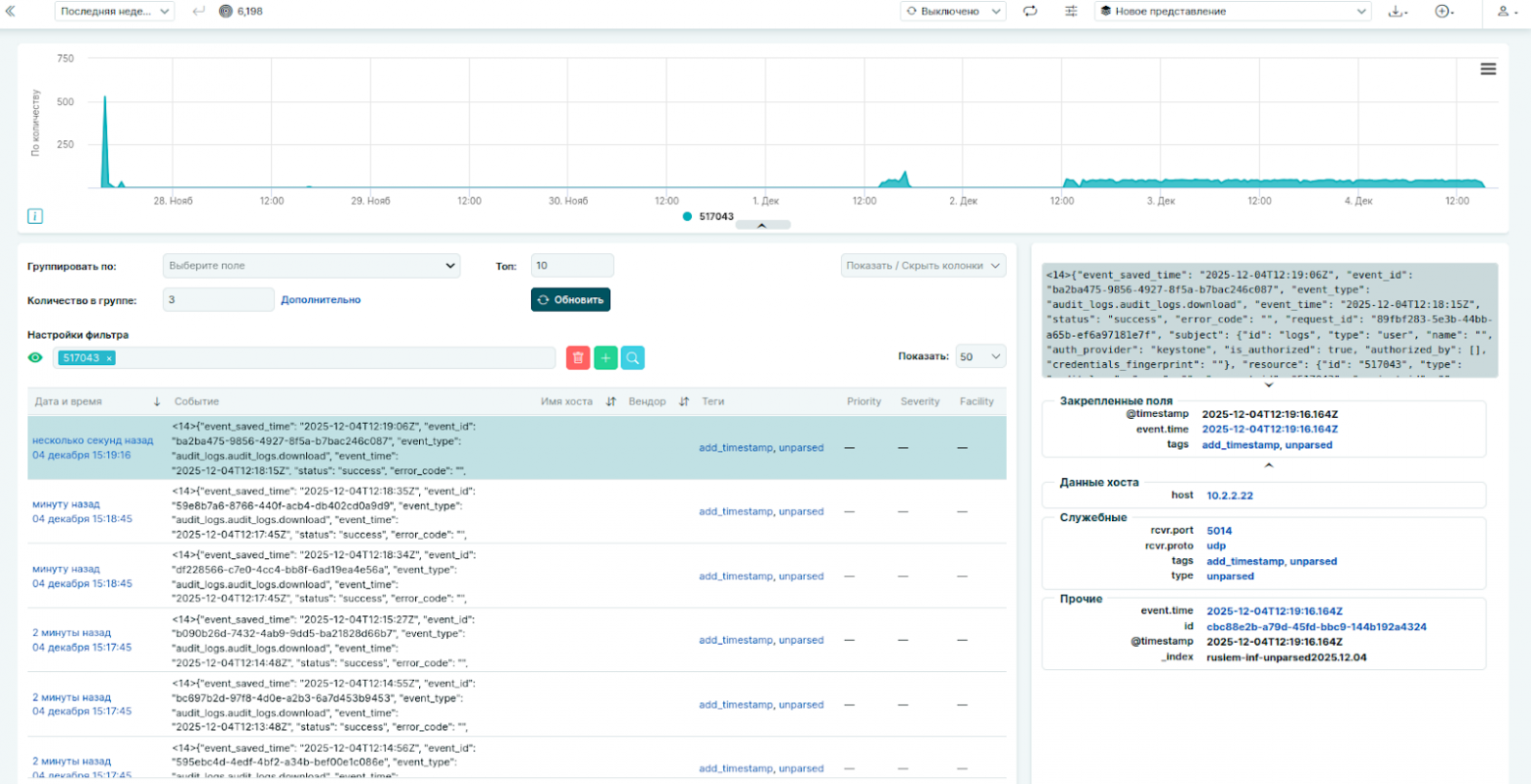 Как интегрировать аудит-логи с SIEM: от теории к практике на Wazuh и RuSIEM - 16 Как интегрировать аудит-логи с SIEM: от теории к практике на Wazuh и RuSIEM - 16