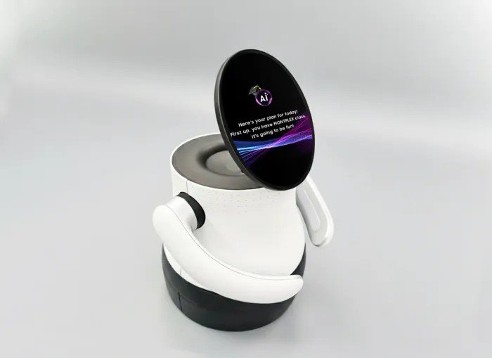 Samsung покажет робота AI OLED Bot с круглым 13-дюймовым экраном вместо головы 