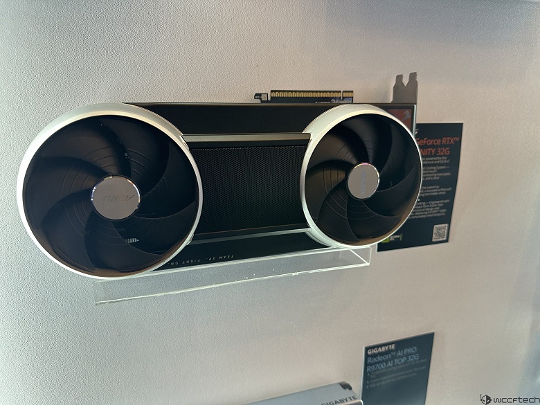 Одна из самых странных на вид видеокарт. Gigabyte показала Aorus GeForce RTX 5090 Infinity, которая не похожа на другие модели