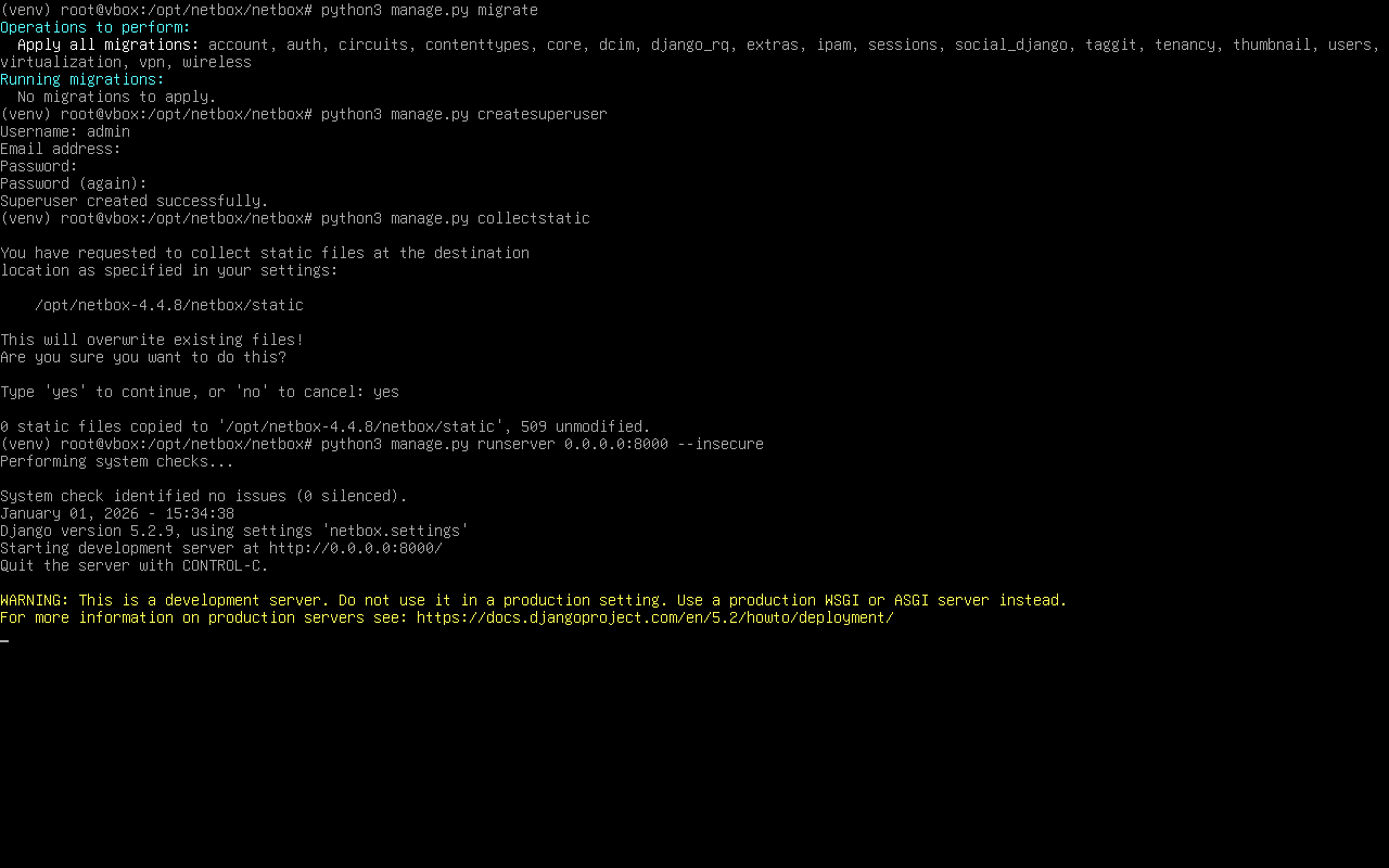 Установка Netbox на Debian-12. Пошаговое руководство - 10