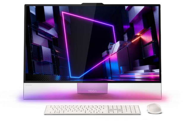 Моноблок, который ни на что не похож. Lenovo представила Yoga AIO i Aura Edition с адаптивной подсветкой и прозрачной подставкой