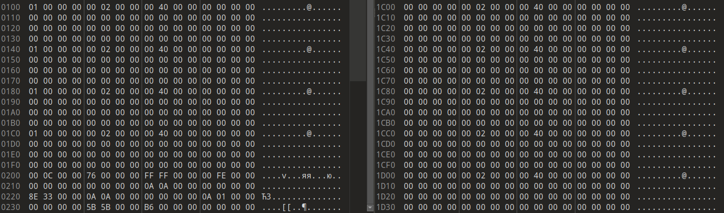 смещение 0x100