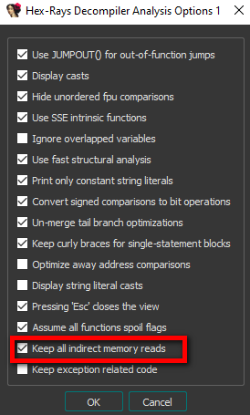 флаг декомпилятора IDA PRO