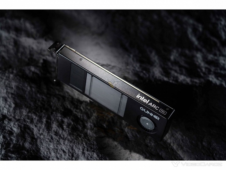 Карманная видеокарта с 16 ГБ памяти и потреблением всего 70 Вт: представлена однослотовая Intel Arc Pro B50 LP от Gunnir