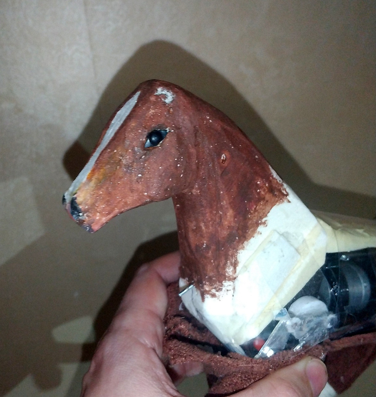 Покрашенная голова, ну я не художник)