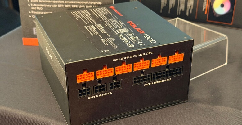 Блок питания Cougar Polar V2 имеет шесть разъёмов питания 12V-2x6, но это не шесть разъёмов для видеокарт