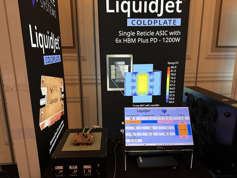 Система охлаждения Frore Liquidjet Coldplate способна отвести почти 2 кВт мощности