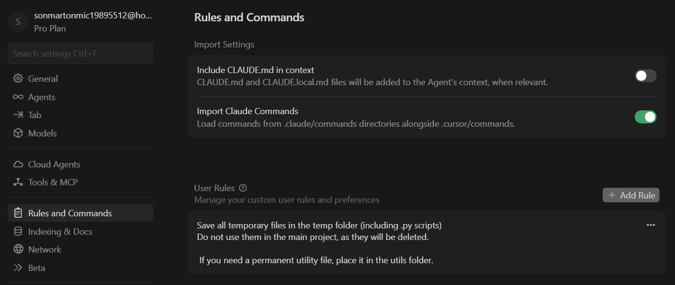 Пример User Roles: Save all temporary files in the temp folder (including .py scripts) Do not use them in the main project, as they will be deleted. If you need a permanent utility file, place it in the utils folder.
