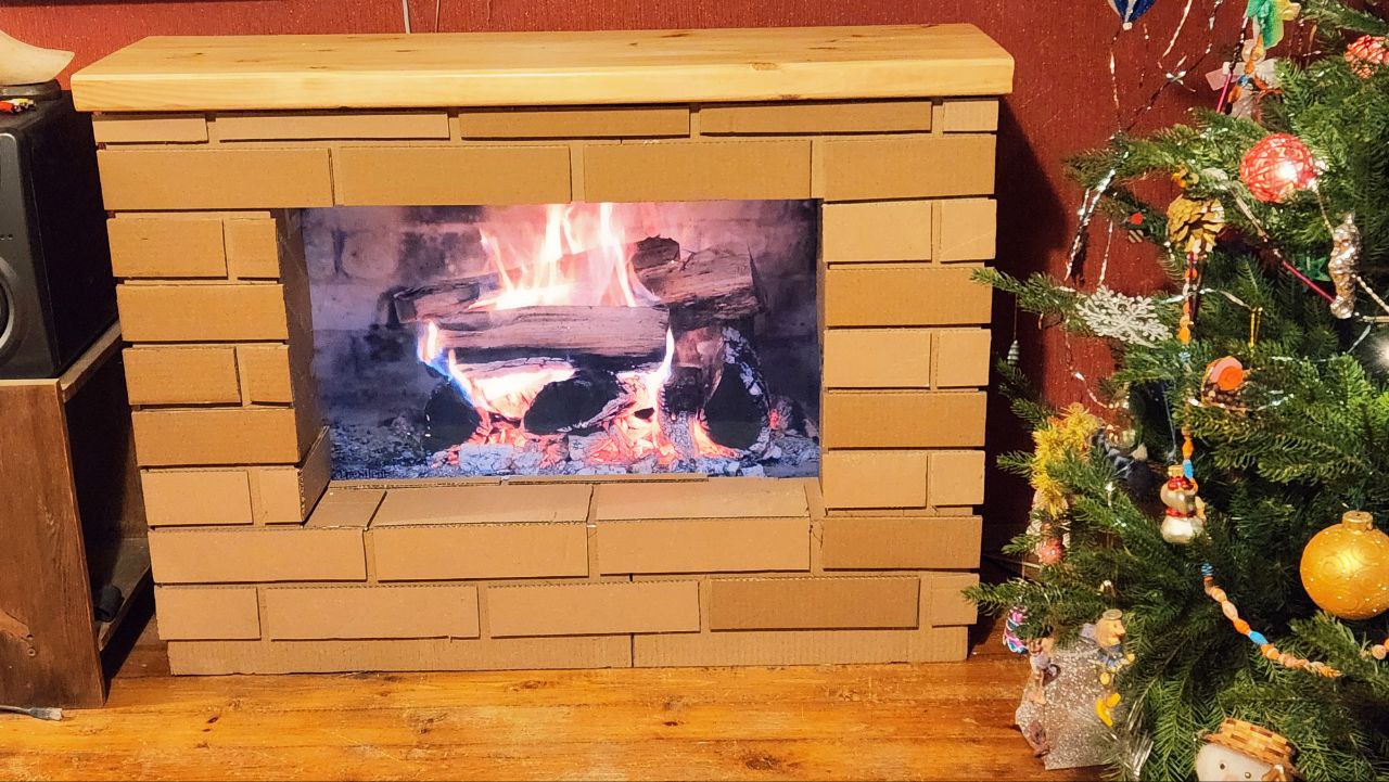 Камин из ничего, почти настоящий - 1