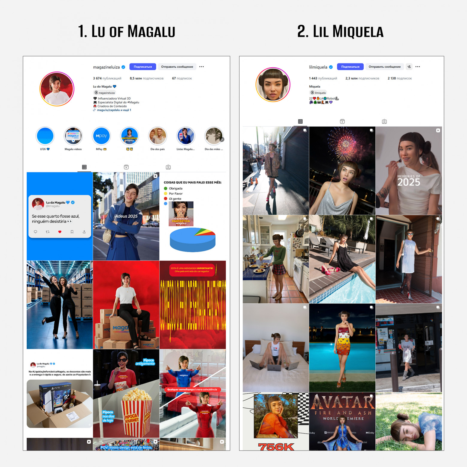 Не ест, не спит, но получает по 3 млн руб за пост. Сколько получают ИИ-инфлюенсеры, к которым бренды стоят в очередь? - 2