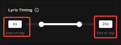 Настройка вступления и умолкания вокалиста на отрезке Lyric Timing