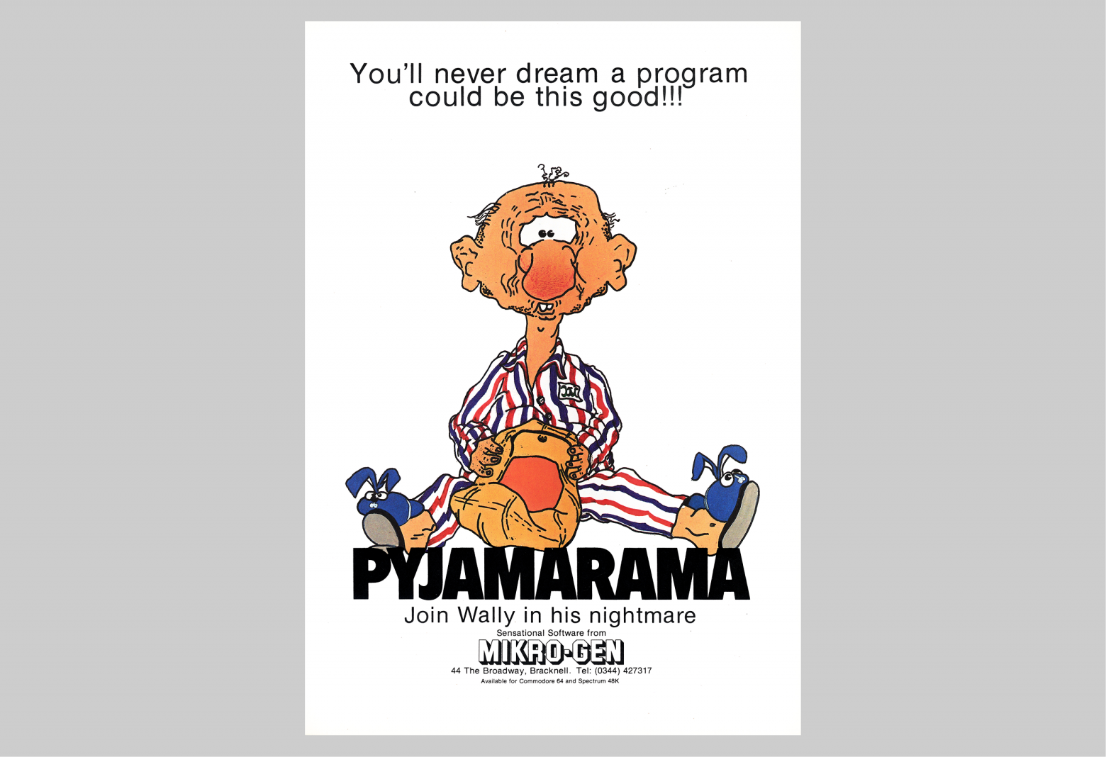 Реклама Pyjamarama из журнала Crash