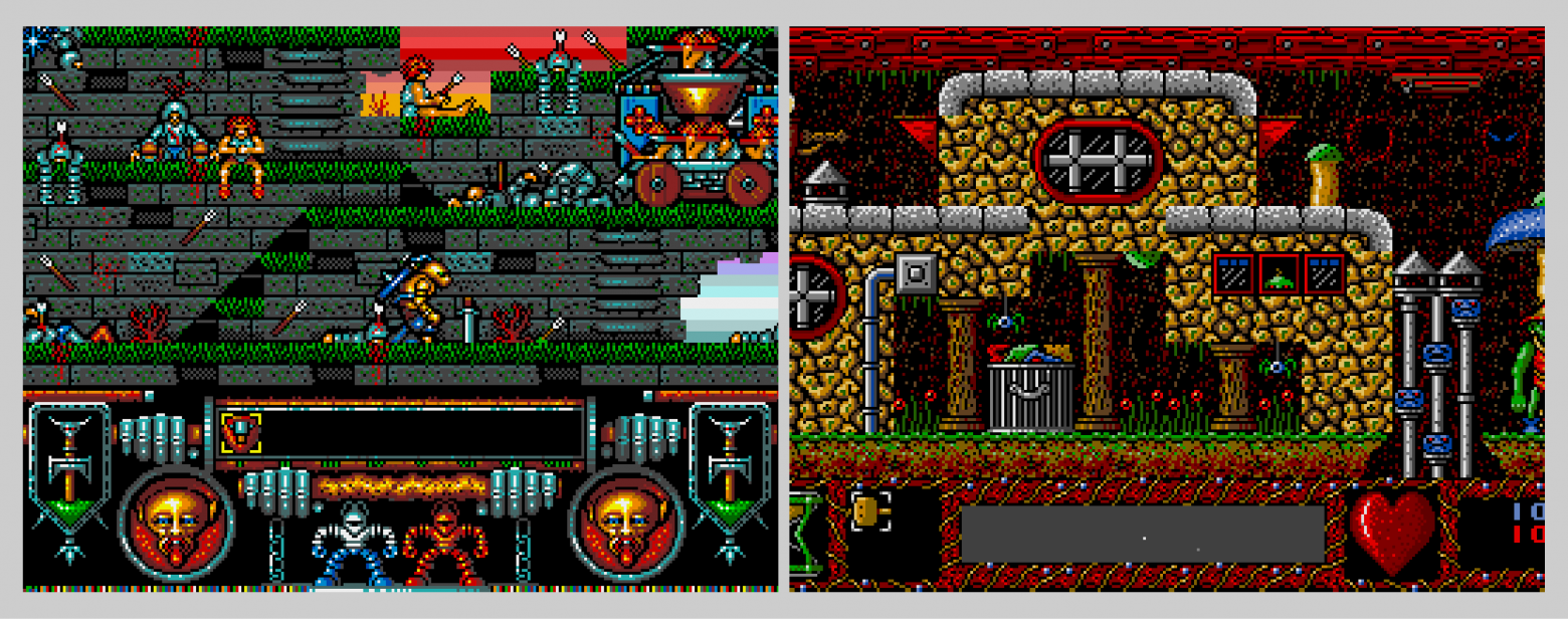 Игры Криса Хинсли: Onslaught (1989) и Verminator (1989)