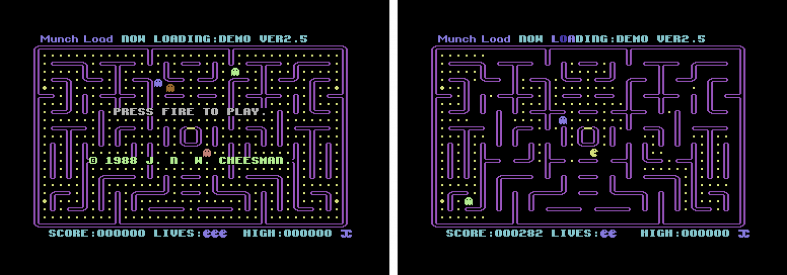 Неизданная загрузочная игра Munch Load