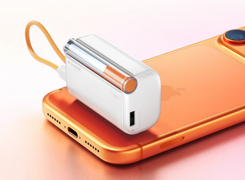 Полупрозрачный внешний аккумулятор с быстрой зарядкой и встроенным кабелем. Представлен Sharge Companion Pro - 1 Полупрозрачный внешний аккумулятор с быстрой зарядкой и встроенным кабелем. Представлен Sharge Companion Pro