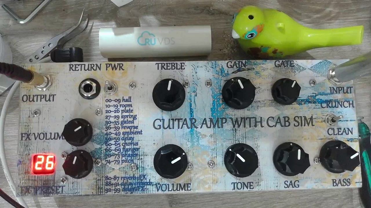 Новогодний подарок себе — полный электрогитарный аудиотракт в уютной деревянной коробочке - 12