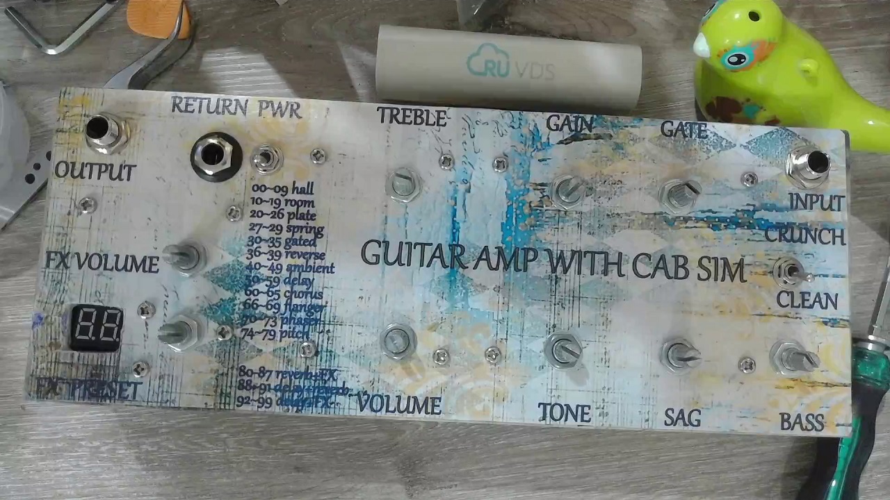 Новогодний подарок себе — полный электрогитарный аудиотракт в уютной деревянной коробочке - 23