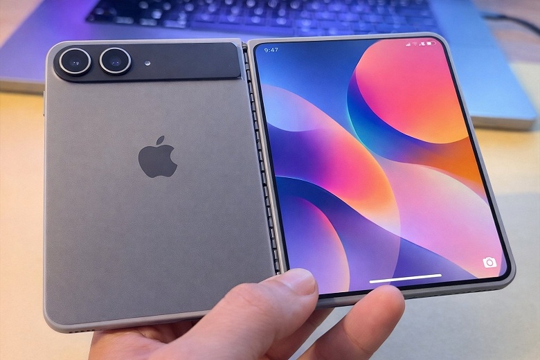 Опубликовано живое фото макета iPhone Fold - 1 Опубликовано живое фото макета iPhone Fold
