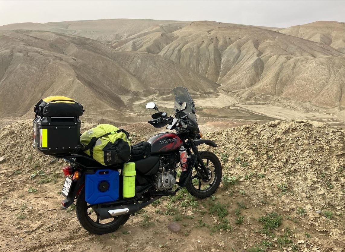 По дороге в Дусти (Таджикистан)